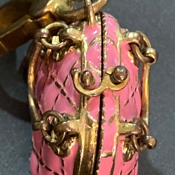 RARE Vintage Y2K JUICY COUTURE PINK QUILTED BOWLER BAG STATUS DAYDREAMER BARBIE - Picture 12 of 12